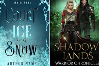 design a fantasy book cover for your novel
