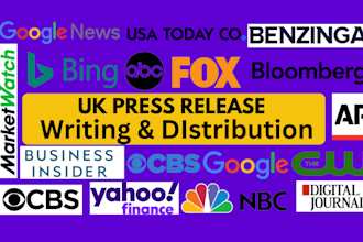 write, distribute UK press release UK press release distribution PR distribution