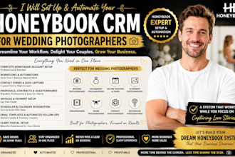 customize honeybook CRM for professional wedding photographers
