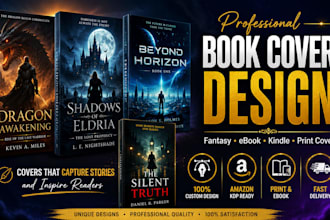 design book cover, fantasy book cover, ebook cover, fantasy book, cover design