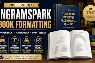 do ingramspark book formatting, layout, and publishing