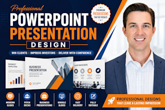 design professional powerpoint presentation  investors google slides