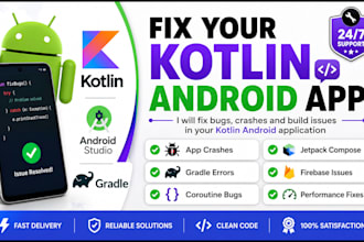 fix kotlin android app bugs crashes coroutine and gradle issues