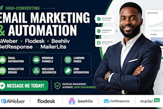 do aweber flodesk beehiiv getresponse webinar automation mailerlite newsletters