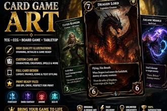 card game art trading card tarot cards