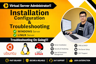 be your linux and window server administrator