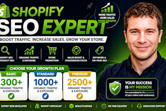boost shopify sales with shopify SEO, shopify promotion and organic traffic