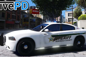 create fivem fivepd police rp server with qbcore lspd sheriff custom scripts