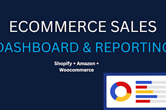 create ecommerce sales dashboard in excel and power bi