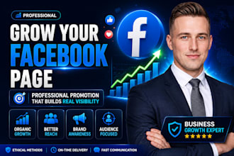 professionally promote your facebook business page for organic growth