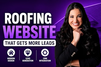 build roofing contractors gohighlevel wordpress  website design CRM sales funnel