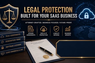 draft professional saas customer agreements and software contracts