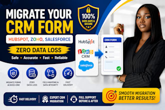 creat migrate your crm form hubspot, zoho, salesforce and data loss