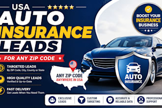 provide USA auto insurance leads for any zip code