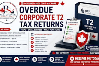 file your overdue canada corporation t2 corporate tax return, ccpc business tax