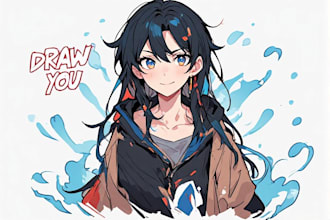 draw you as anime character style