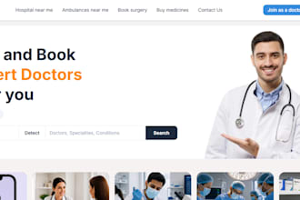 create stunning websites including frontend and backend