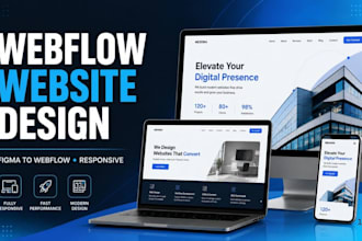 build webflow website, webflow expert figma to website design