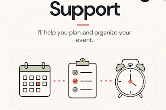 be your professional event manager and coordinator