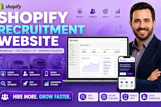 build shopify store for tractor trailer truck drivers data scientists ai model