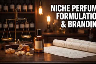 design a signature niche fragrance and olfactory identity