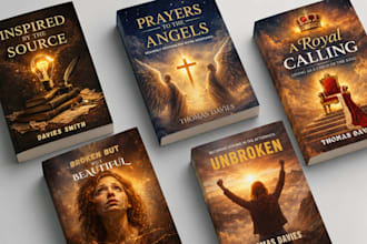 design christian book cover design ebook KDP book design paperback kindle cover