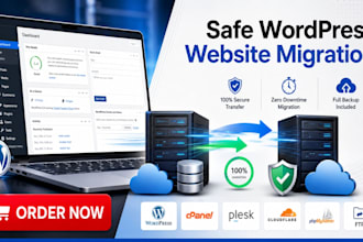 wordpress website migration to new hosting safely with zero downtime support