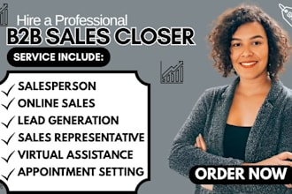 sales representative b2b sales closer salesperson cold calling online sales tech