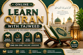 teach quran with tajweed and islamic studies online