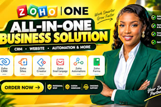 zoho crm, zoho site, creator, zoho email campaign, zoho automations, zoho form