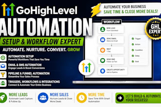 setup gohighlevel automation workflows and CRM