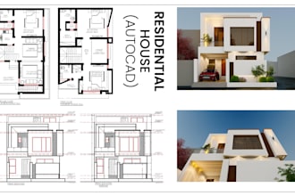 draft architectural plans in autocad, draftsman