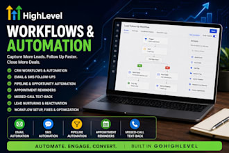 build gohighlevel CRM workflow automation