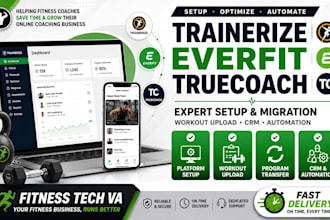 setup trainerize everfit truecoach pt distinction and transfer workouts