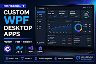 develop wpf desktop applications using csharp