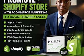 promote shopify store with ecommerce marketing to boost shopify sales