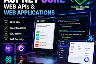 build aspnet core web apis and web applications