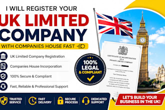 register your uk limited company with companies housefast virtual office address