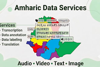 do amharic data annotation, transcription, and labeling for ai