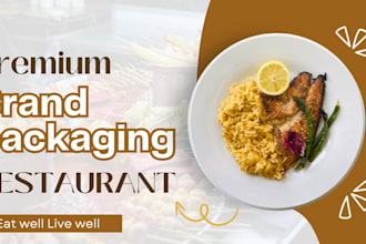 design a premium restaurant and cafe brand identity