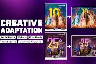 do creative adaptation for you