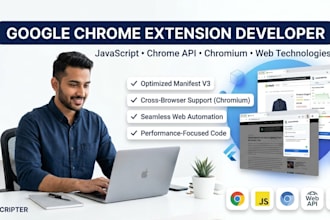 custom google chrome extension using manifest v3