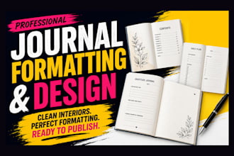 format journal or planner interior for KDP print publishing