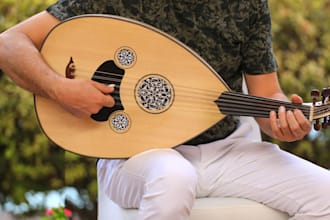 record authentic middle eastern oud for your song or project