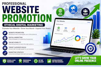 professionally promote your website with ethical digital marketing
