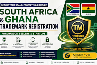 handle south africa and ghana trademark registration for amazon sellers