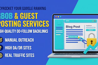 provide high da guest posts and gbob services
