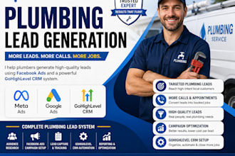 generate plumbing leads roofing facebook ads constrcution crm automation