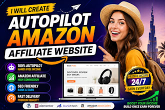 create autopilot amazone affiliate website store with autoblog