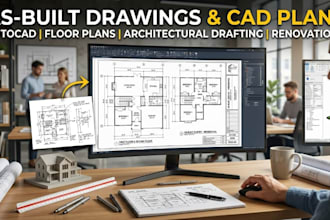 create accurate building drawings from site measurements